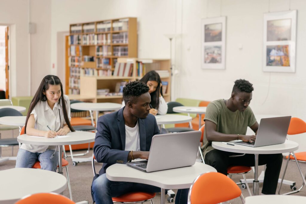 High School Students In Classroom